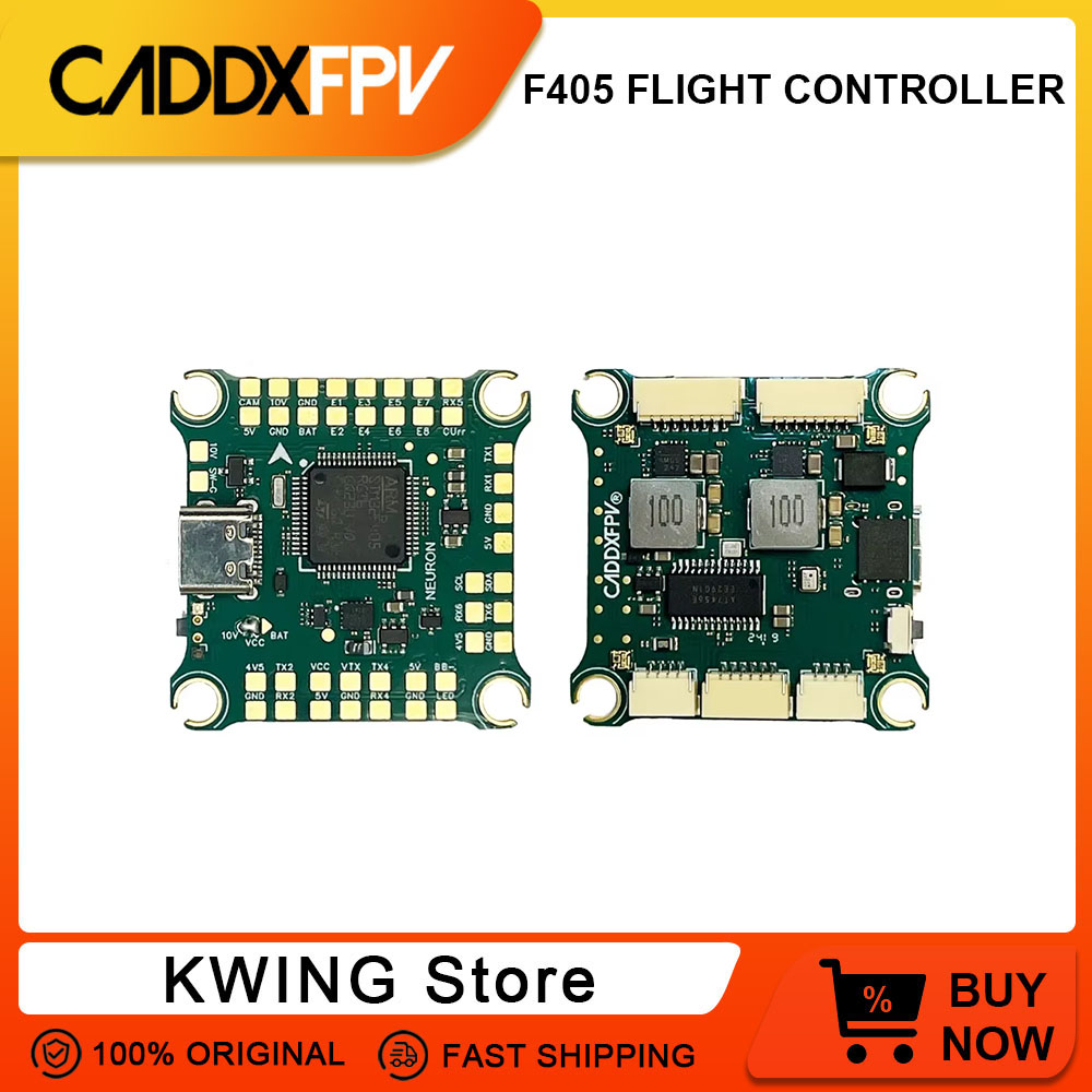 Fpv Drone Flight Controller - CADDX F405 Pengendali Penerbangan Tumpukan 44*44Mm