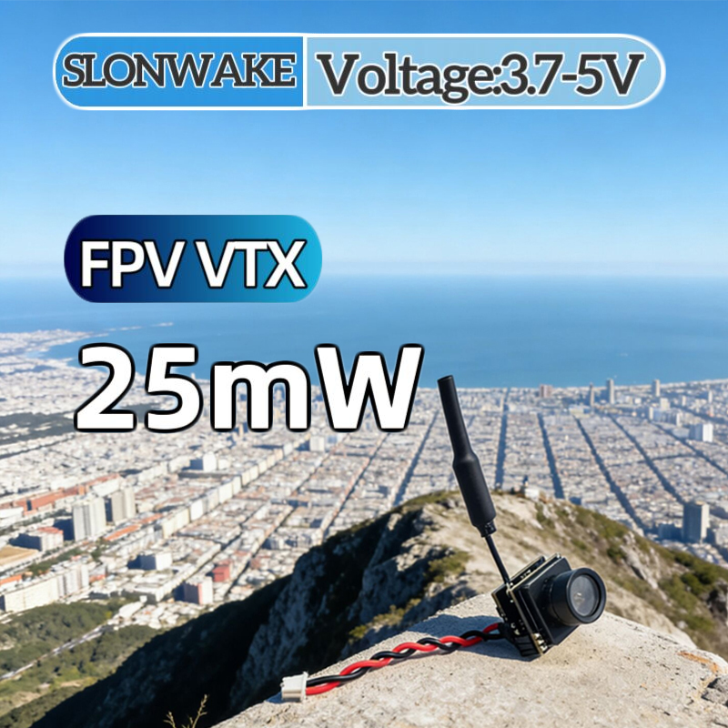 Fpv Drone Transmitter - SLONWAKE FPV 25mW Simulasi Daya VTX