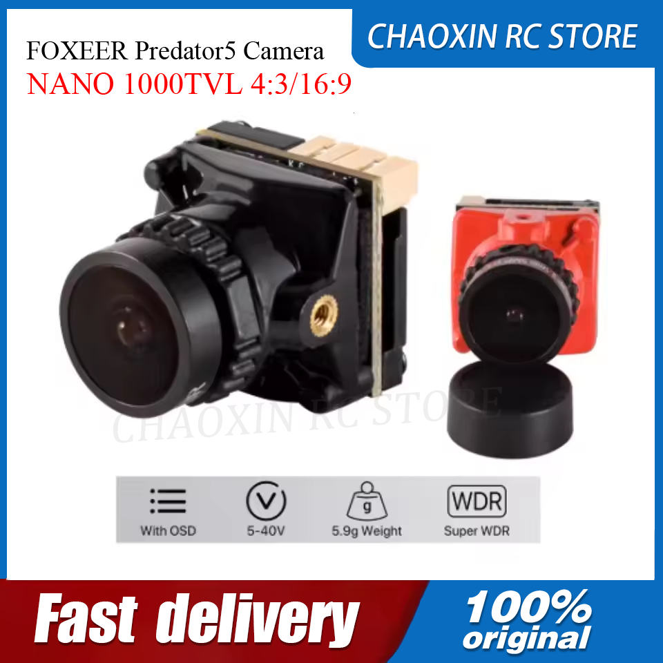 Fpv Drone Camera - Kamera FOXEER Predator5 NANO 1000TVL 4:3/16:9