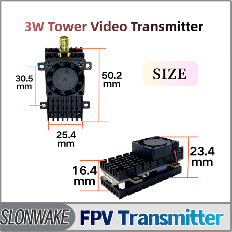 Fpv Drone Transmitter - Modul Transmisi Video FPV SLONWAKE 5.8G