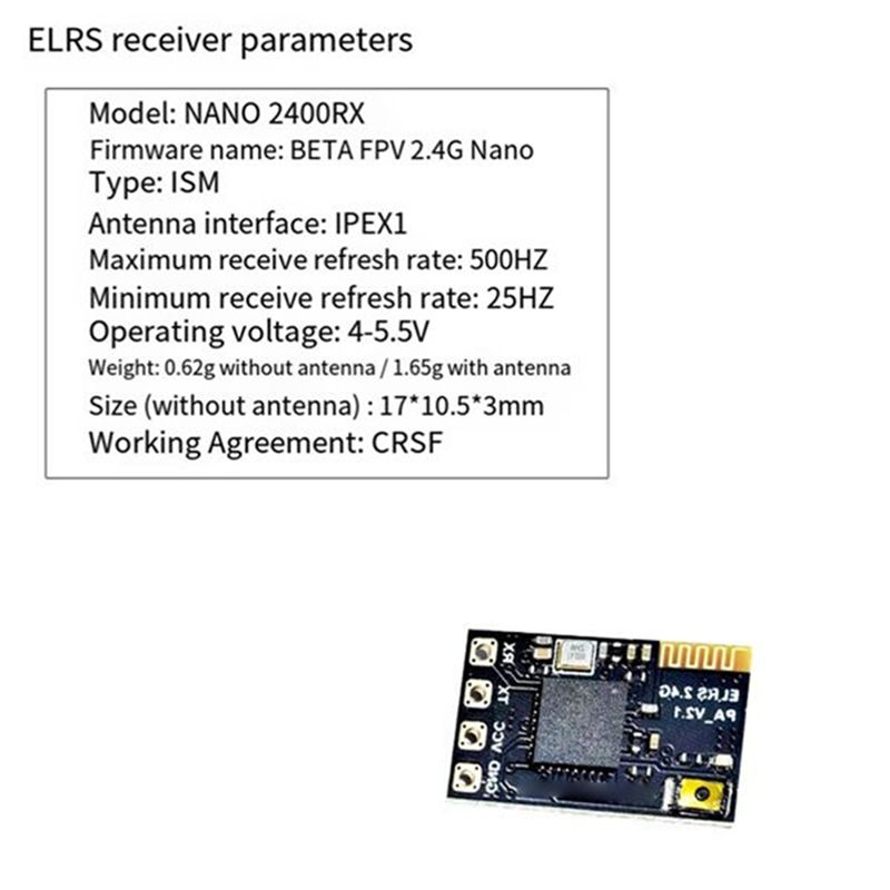 Fpv Drone Antenna - CYGJ-10PCS ELRS 2.4Ghz Receiver NANO Expresslrs