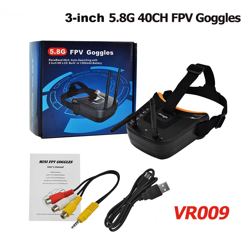 Fpv Drone Goggles - VR009 Kacamata Video FPV Layar LCD