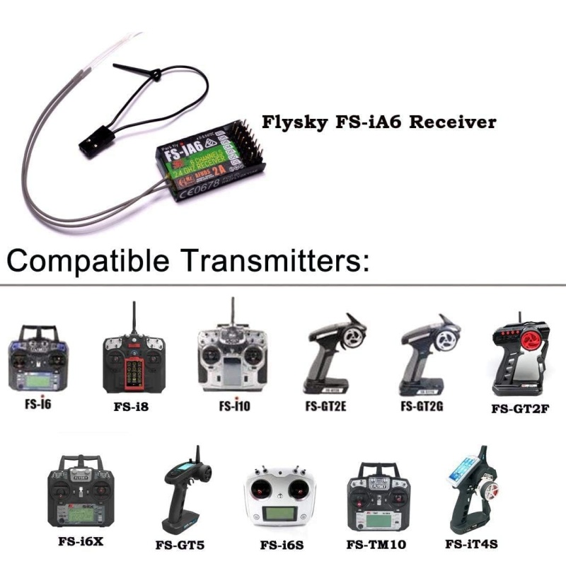 Flysky FS-IA6 Receiver 6CH Dua - Fpv Drone Antenna ulasan dan harga