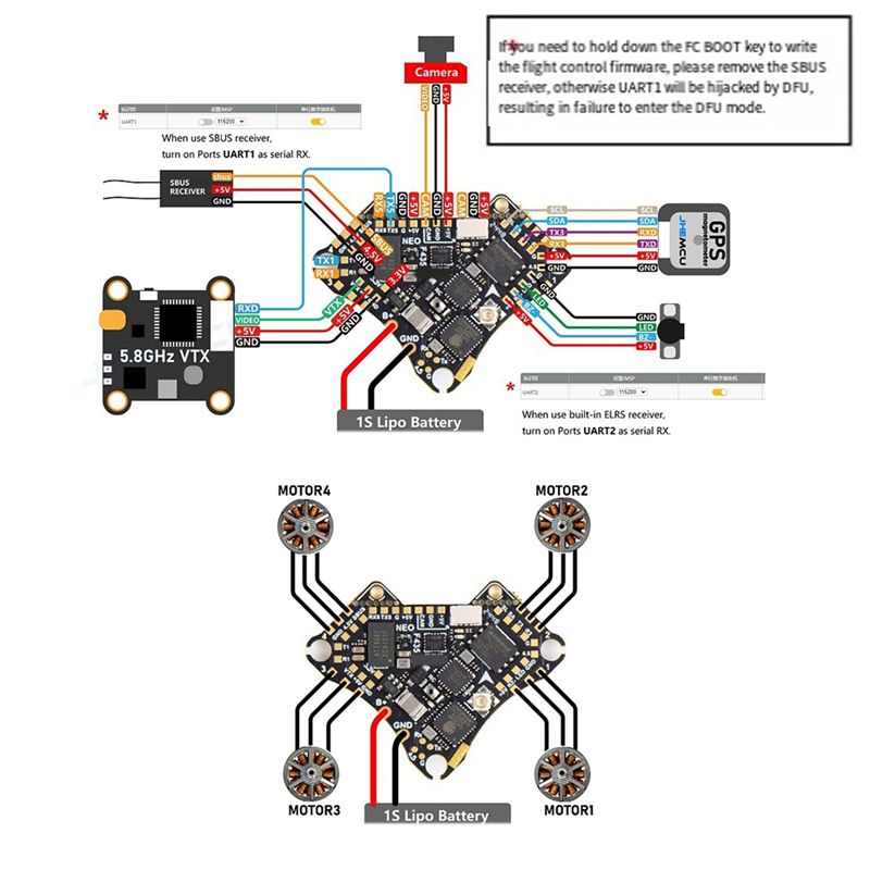 FBIL-F435 NEO 1S AIO Pengendal - Fpv Drone Flight Controller ulasan dan harga