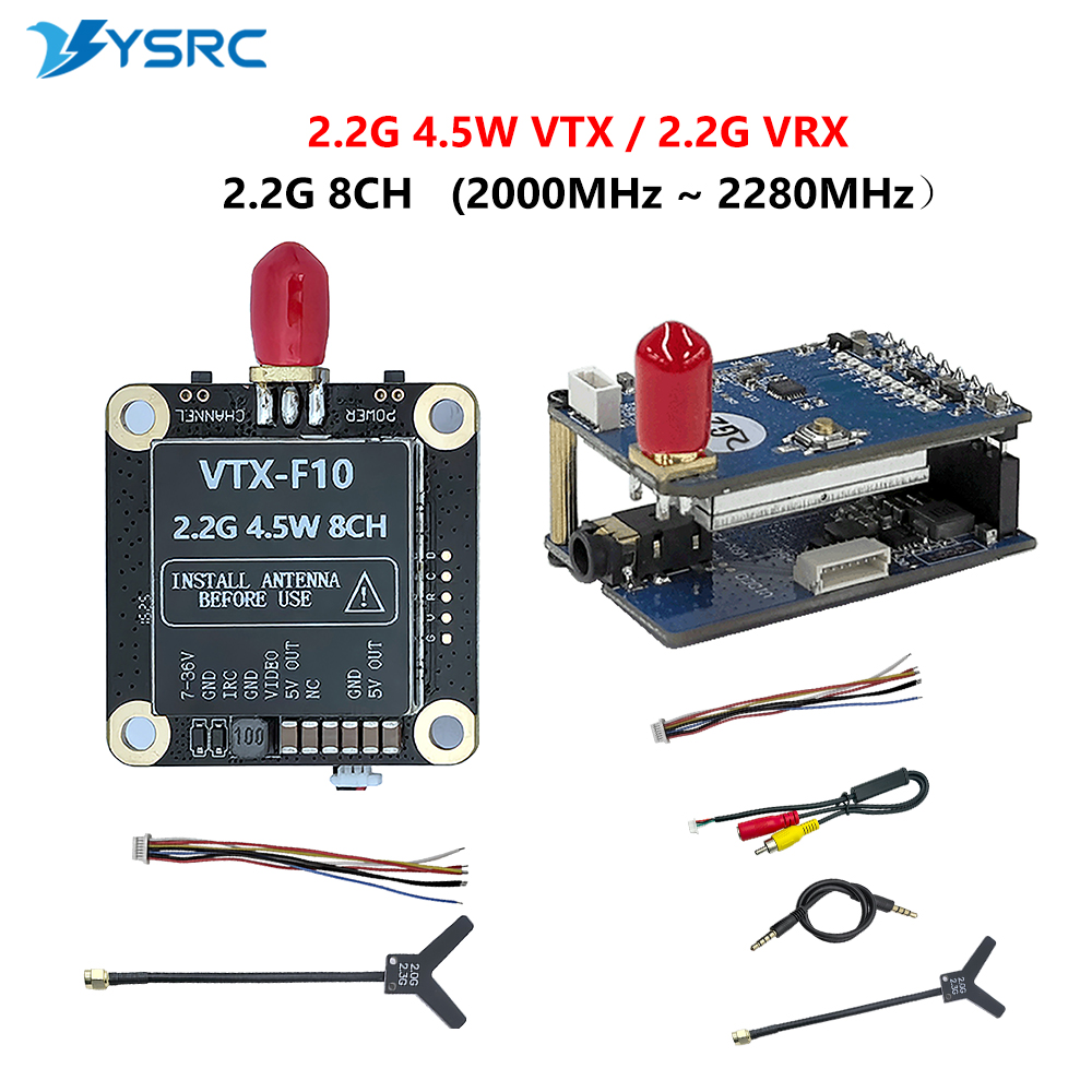 2.0-2.2G 4.5W VTX 8CH FPV Vide - Fpv Drone Transmitter ulasan dan harga