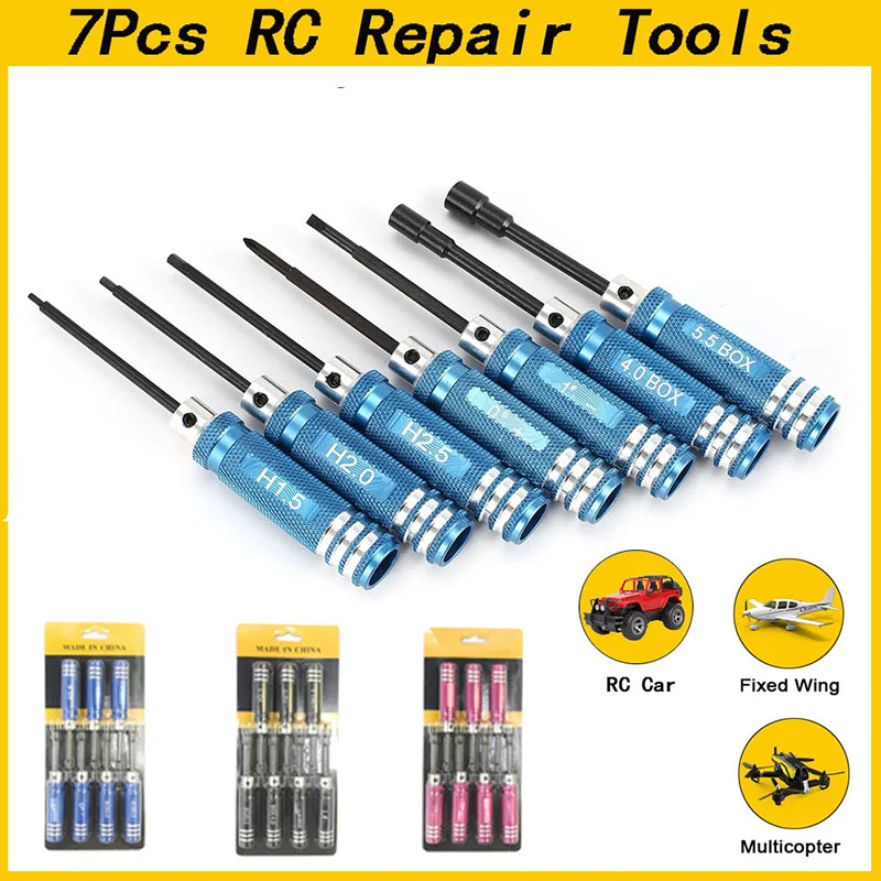 7 Buah Set Obeng Hex RC 1.5 2. - Fpv Drone Tool Kit ulasan dan harga