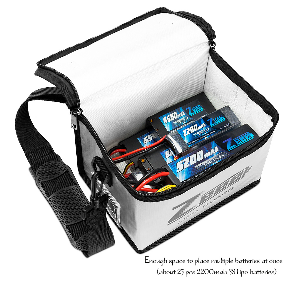 Zeee Lipo tas penyimpan batera - Fpv Drone Bag ulasan dan harga