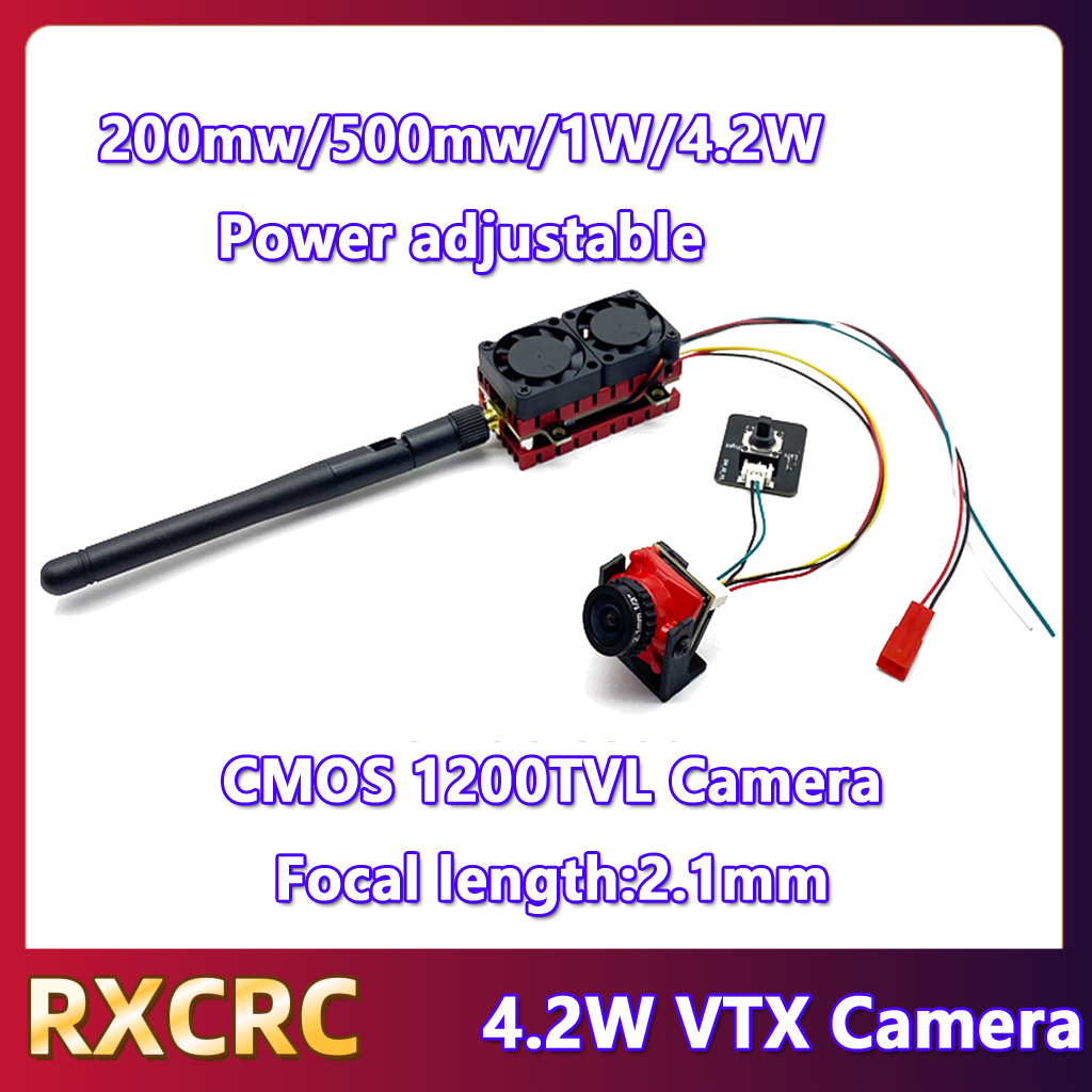 RXCRC 5.8G 48CH 4.2W Pemancar  - Fpv Drone Transmitter ulasan dan harga
