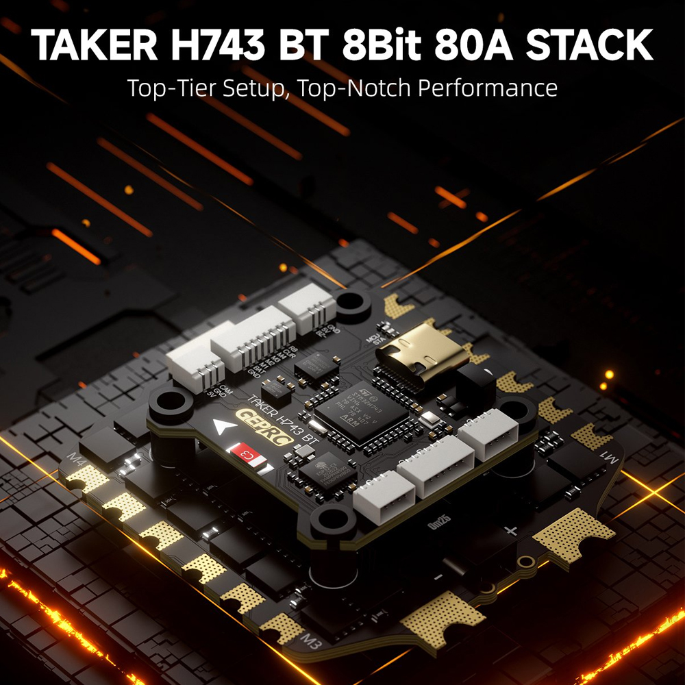 GEPRC TAKER H743 BT 8Bit 80A S - Fpv Drone Esc ulasan dan harga
