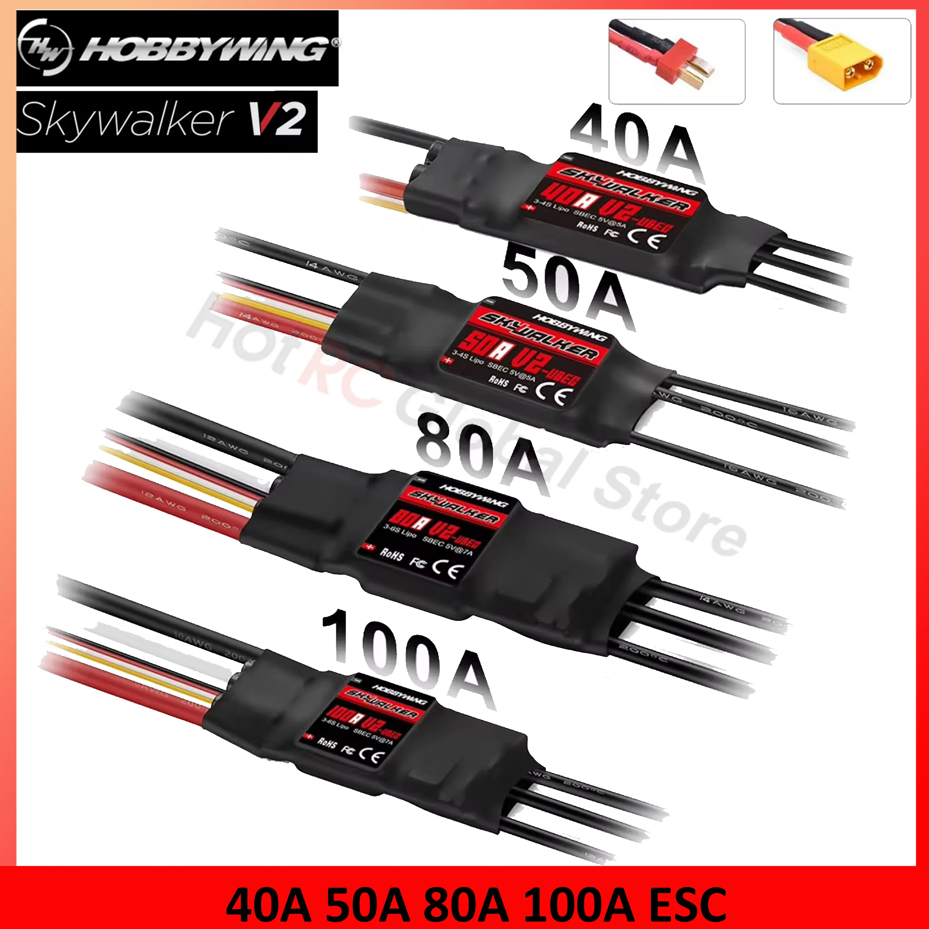 HOBBYWING Skywalker seri V2, k - Fpv Drone Esc ulasan dan harga