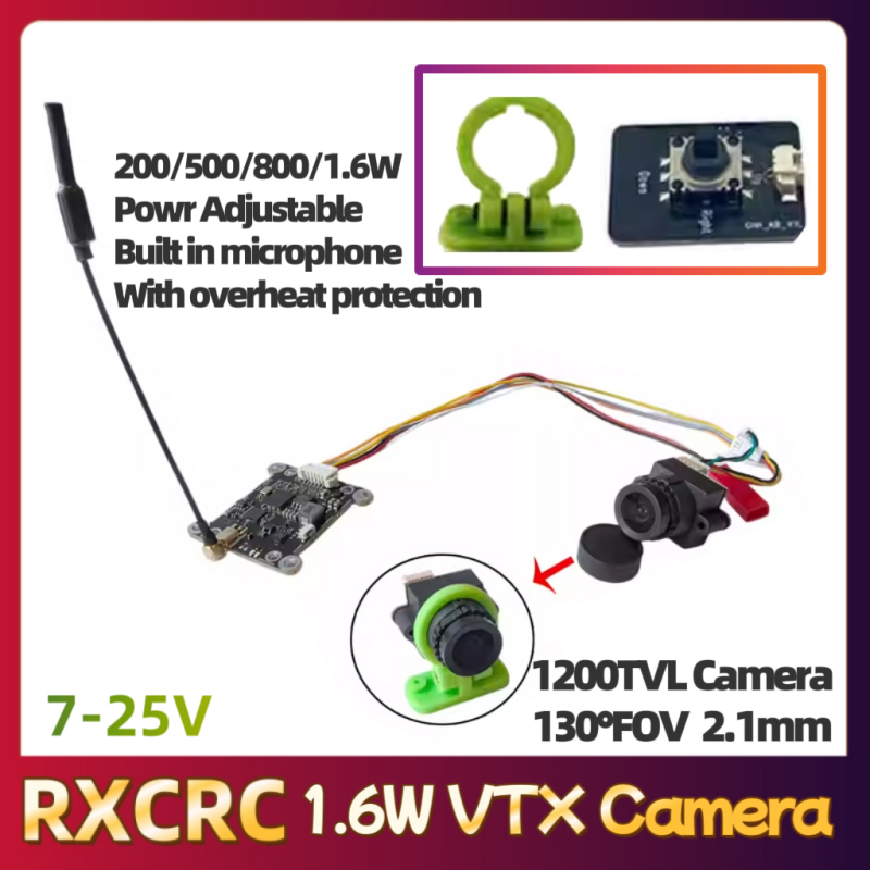 Modul RXCRC 5.8G 48CH 1.6W VTX - Fpv Drone Frame ulasan dan harga
