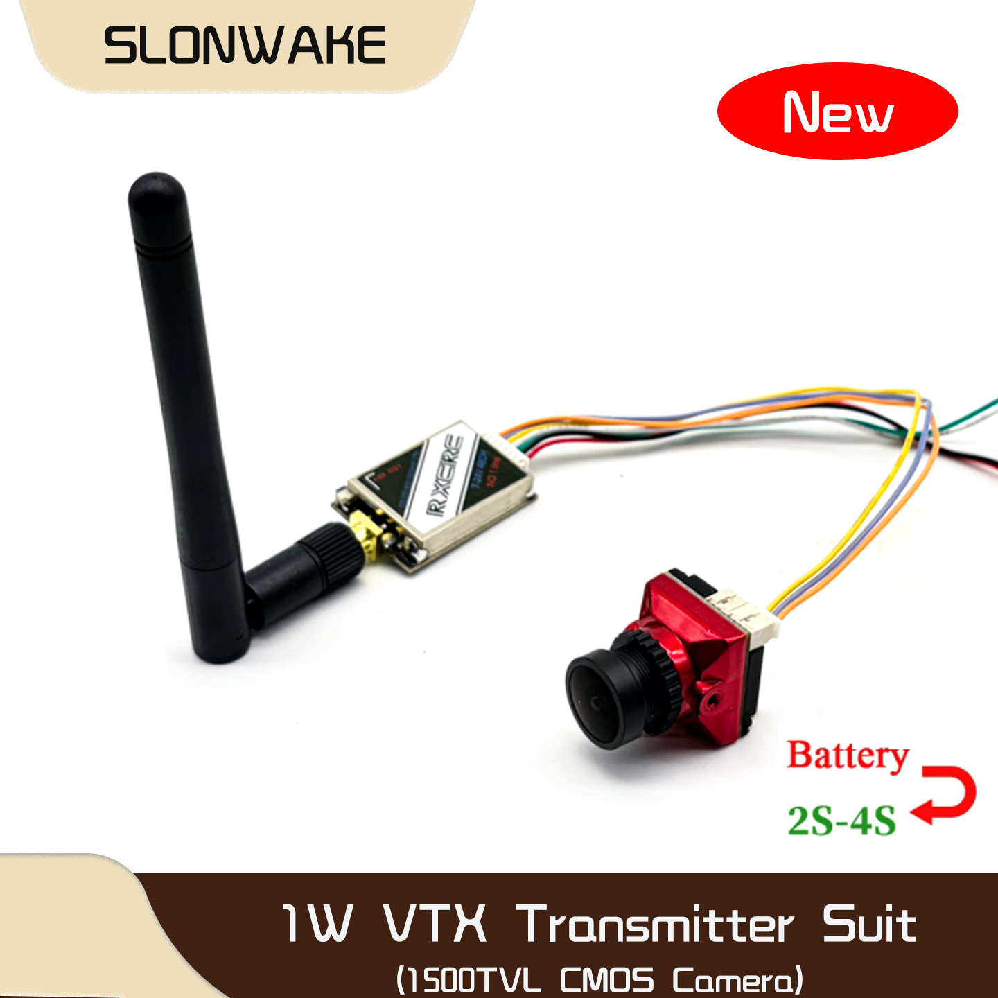SLONWAKE 5.8G 48CH 1W VTX 100/ - Fpv Drone Frame ulasan dan harga