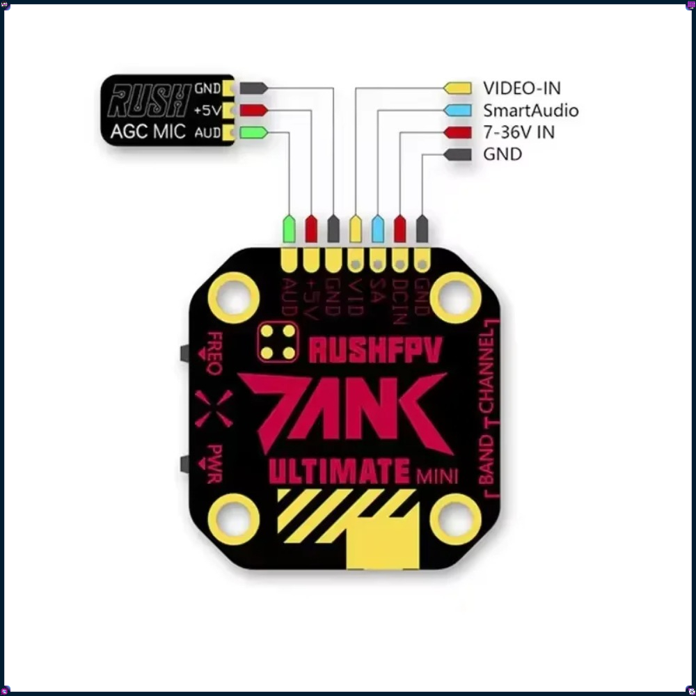 Antena Stubby FPV Rush Cherry  - Fpv Drone Antenna ulasan dan harga