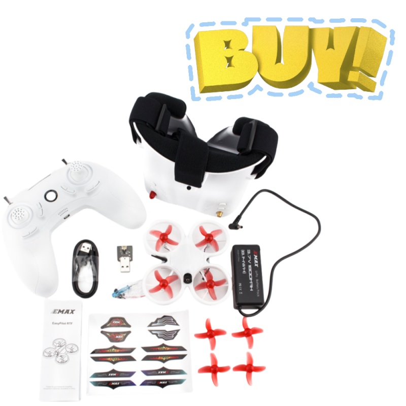EMAX EZ Pilot 82MM Mini 5.8G D - Fpv Drone Goggles ulasan dan harga