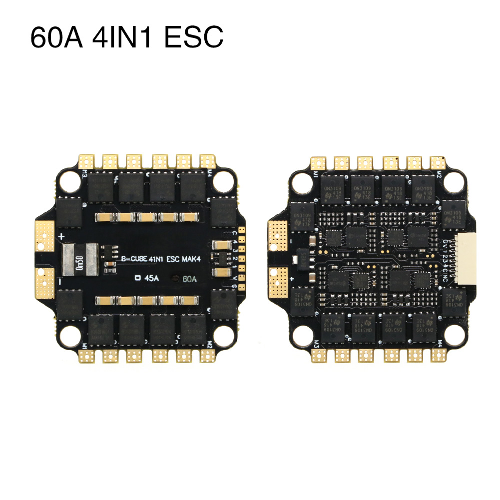 UAngel 4IN1 45A 60A ESC BLHELI - Fpv Drone Esc ulasan dan harga