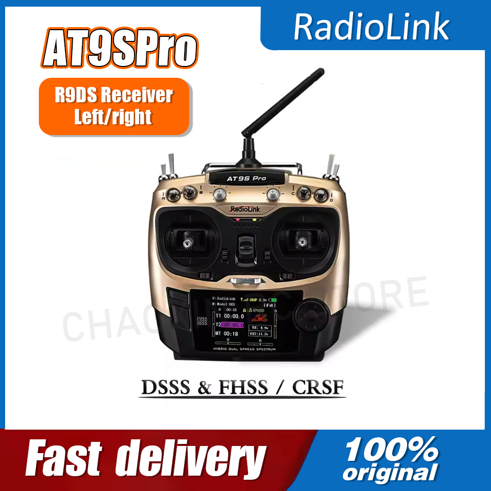 Radiolink AT9SPro 12CH 2.4G DS - Fpv Drone Transmitter ulasan dan harga