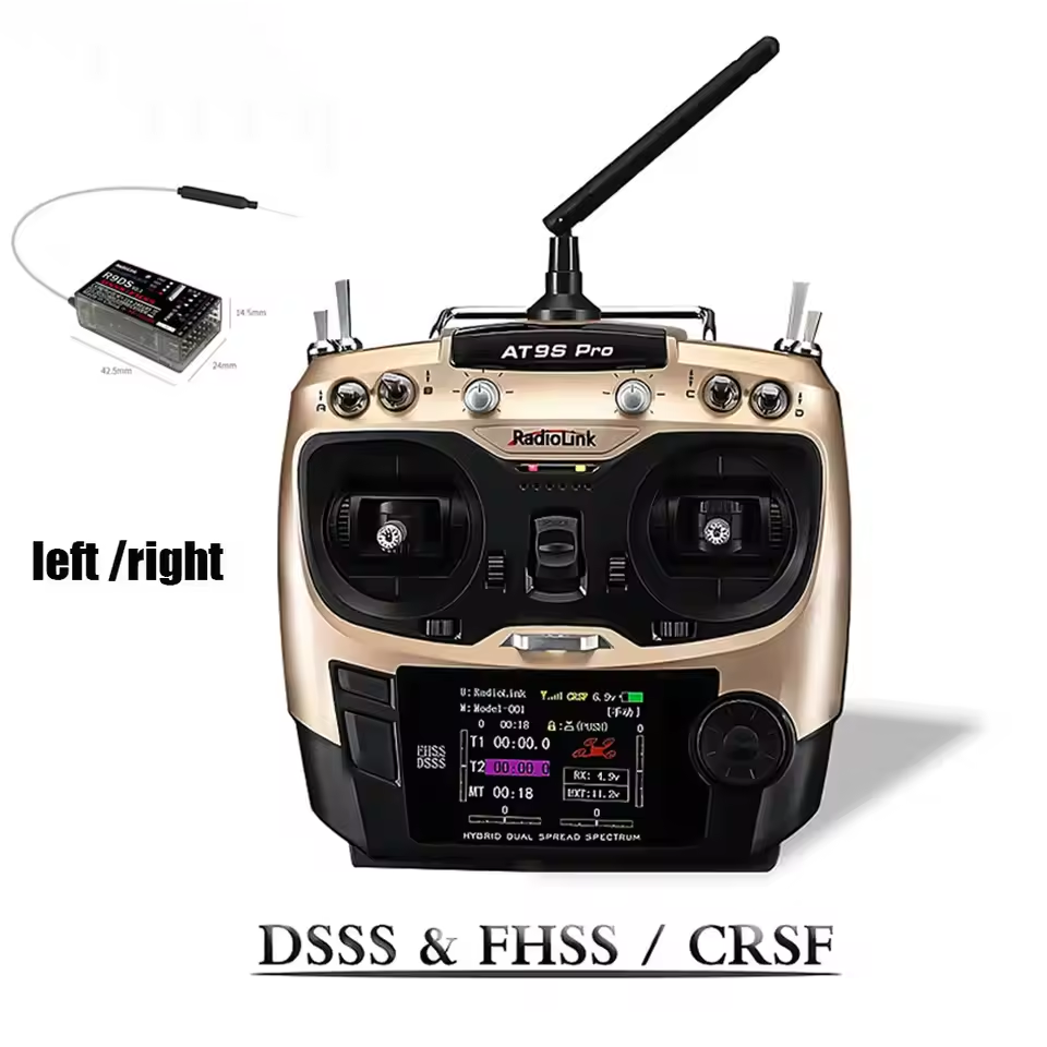 Radiolink AT9SPro 12CH 2.4G DS - Fpv Drone Transmitter ulasan dan harga