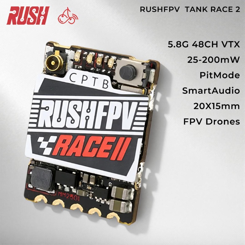 RushFPV 5.8GHz FPV VTX 48CH 25 - Fpv Drone Vtx ulasan dan harga
