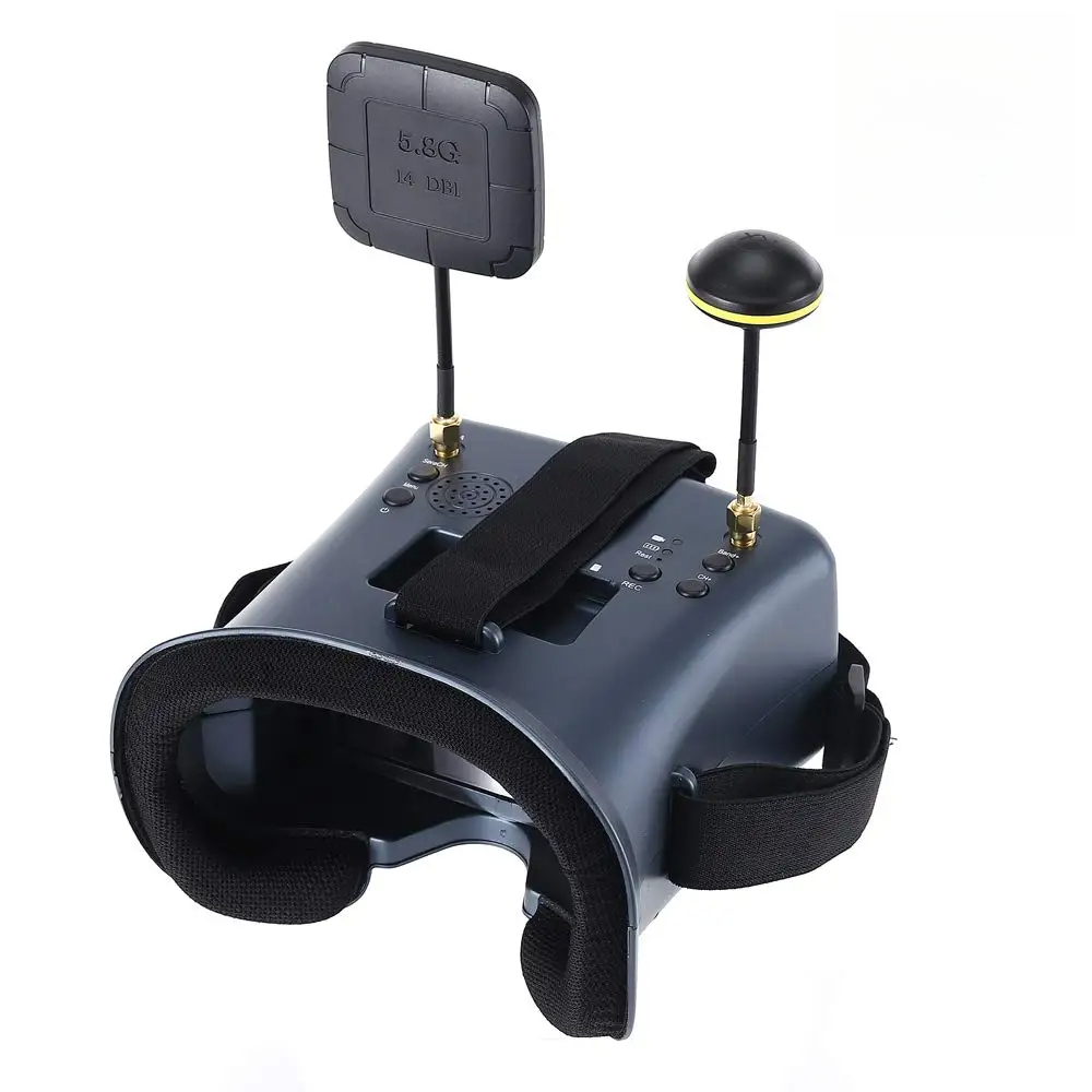 5.8G 40CH 4.3 Inci 800*480 Hea - Fpv Drone Goggles ulasan dan harga