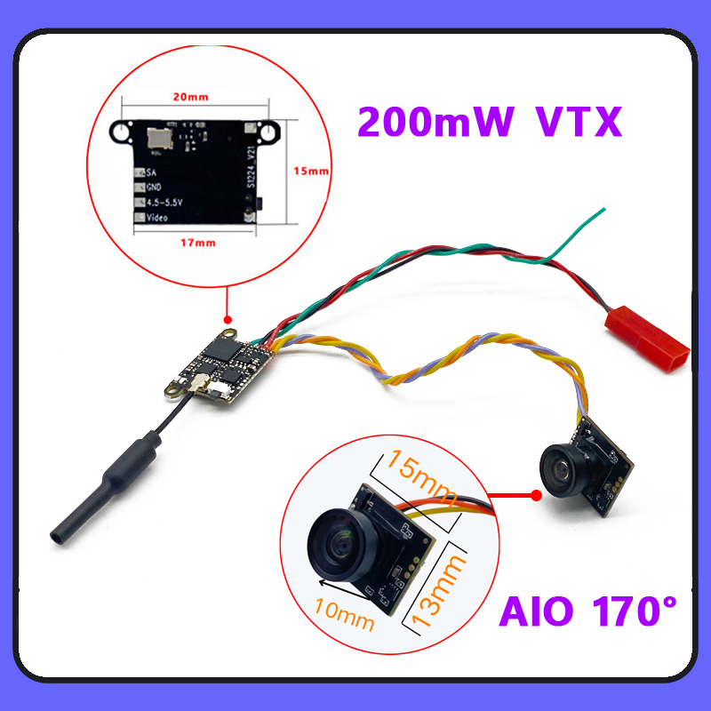 SLONWAKE 5.8G 1200TVL Kamera F - Fpv Drone Vtx ulasan dan harga