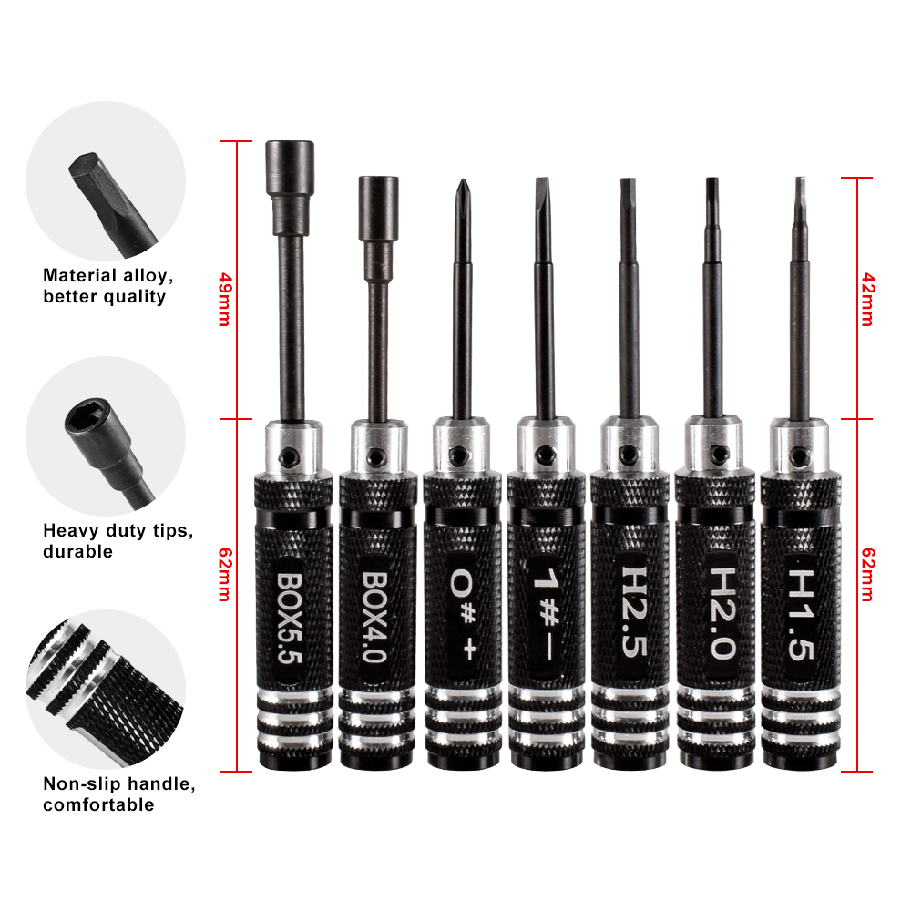 9IMOD RC Hex Driver Set Logam  - Fpv Drone Tool Kit ulasan dan harga