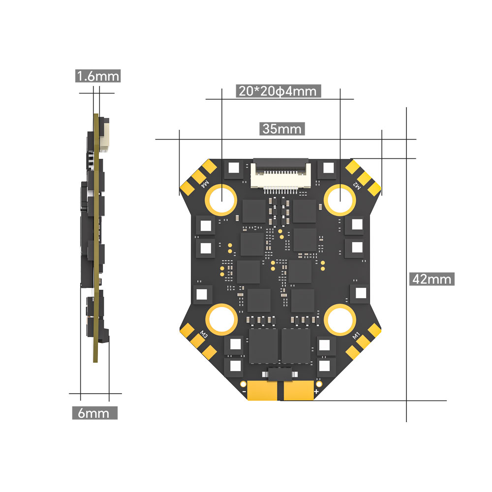 iFlight Borg F7 Mini Stack Fli - Fpv Drone Flight Controller ulasan dan harga